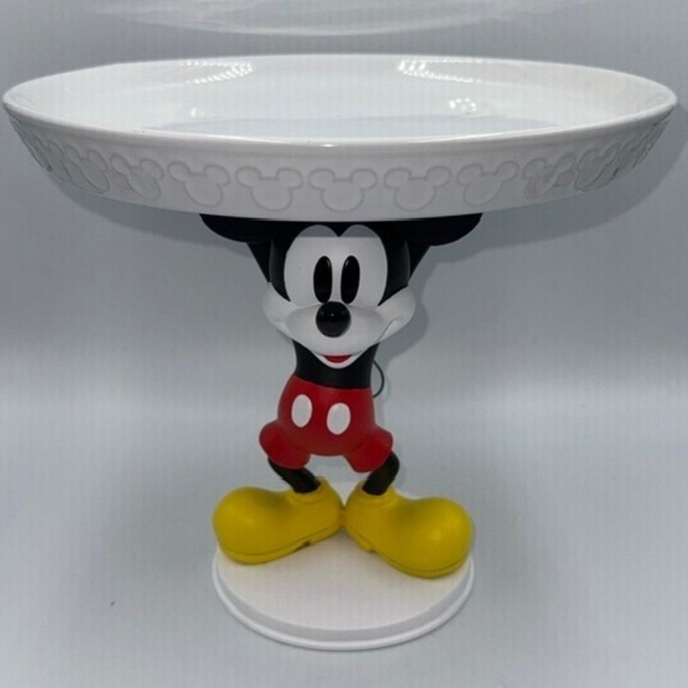 Disney Store Mickey Mouse Ceramic Cake Stand